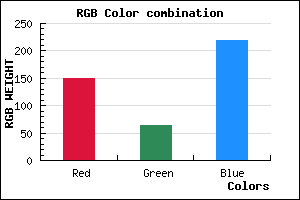 rgb background color #953FDB mixer