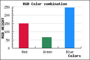 rgb background color #9542F6 mixer
