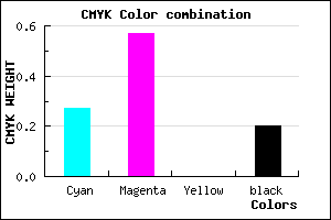 #9558CC color CMYK mixer