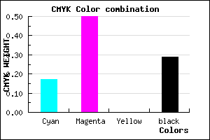 #955AB4 color CMYK mixer