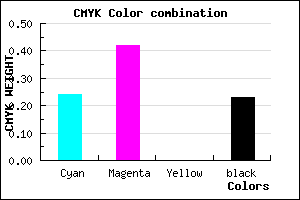 #9673C5 color CMYK mixer
