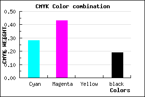 #9675CF color CMYK mixer