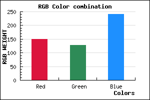 rgb background color #967FF0 mixer