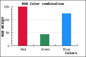 rgb background color #962C7C mixer