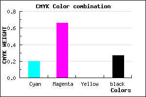 #963FBB color CMYK mixer