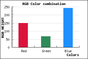 rgb background color #9644F3 mixer