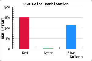 rgb background color #970170 mixer
