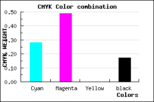 #976CD3 color CMYK mixer