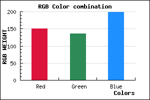 rgb background color #9788C6 mixer