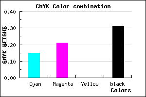 #978BB1 color CMYK mixer