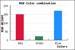 rgb background color #9716AB mixer
