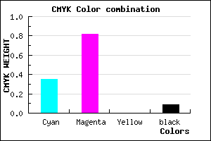 #9729E9 color CMYK mixer