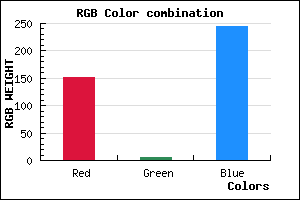 rgb background color #9706F4 mixer