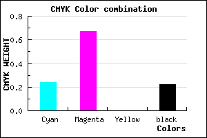 #9741C7 color CMYK mixer