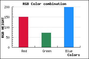rgb background color #9748C7 mixer