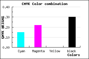 #988BB3 color CMYK mixer