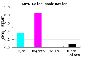 #9824EC color CMYK mixer