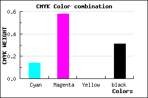 #984AB0 color CMYK mixer