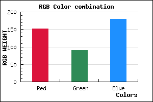 rgb background color #985AB3 mixer