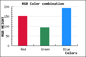 rgb background color #985DC1 mixer
