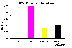 #990069 color CMYK mixer