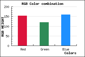 rgb background color #99779F mixer