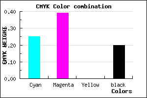 #997CCC color CMYK mixer