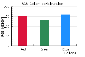 rgb background color #99859F mixer