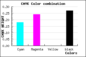 #998FBB color CMYK mixer