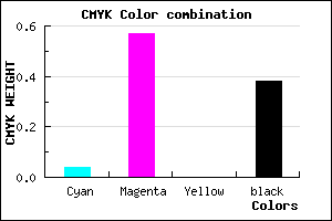 #99459F color CMYK mixer