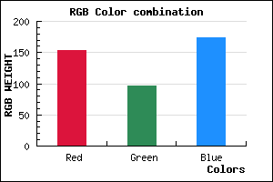rgb background color #9960AE mixer