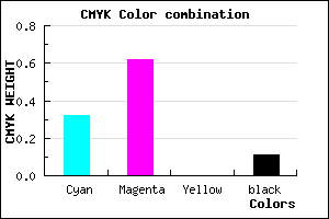 #9A57E4 color CMYK mixer