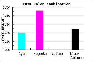 #9B68C2 color CMYK mixer