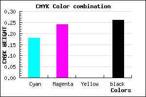 #9B8EBC color CMYK mixer
