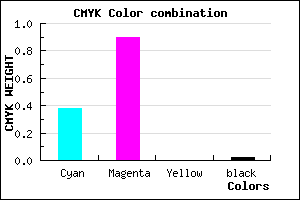 #9B18FA color CMYK mixer
