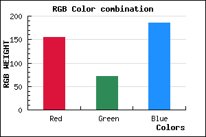 rgb background color #9B47B9 mixer