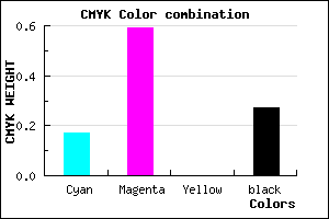 #9B4DBB color CMYK mixer