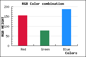 rgb background color #9B4DBB mixer