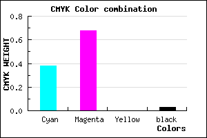 #9B50F8 color CMYK mixer