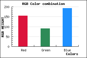 rgb background color #9B5AC1 mixer