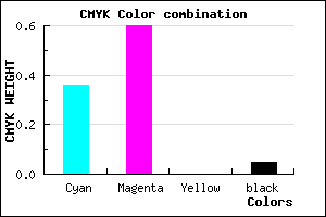 #9B60F3 color CMYK mixer