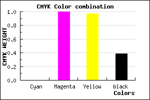 #9C0004 color CMYK mixer