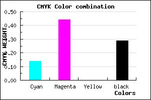#9C66B6 color CMYK mixer