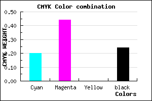 #9C6DC2 color CMYK mixer