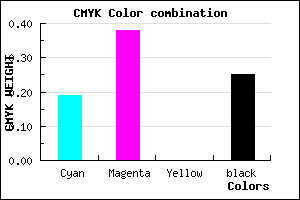 #9C78C0 color CMYK mixer