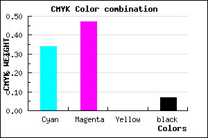#9C7EED color CMYK mixer