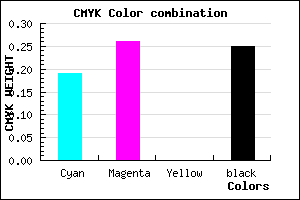 #9C8EC0 color CMYK mixer