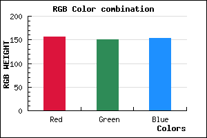 rgb background color #9C9699 mixer