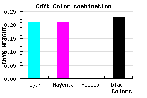 #9C9BC5 color CMYK mixer