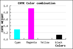 #9C12DD color CMYK mixer